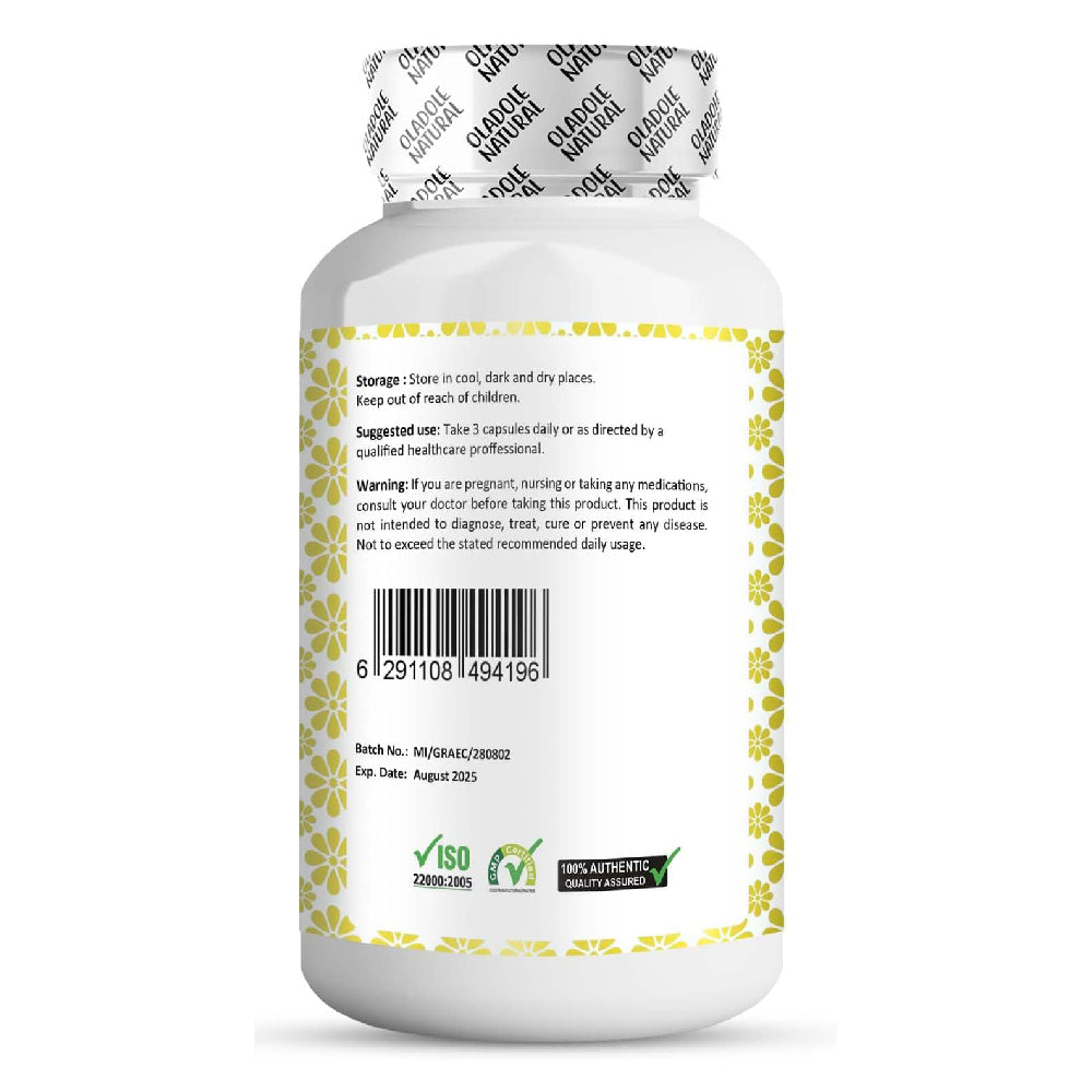 Oladole Natural Graviola Extract 1000mg 120 Capsules