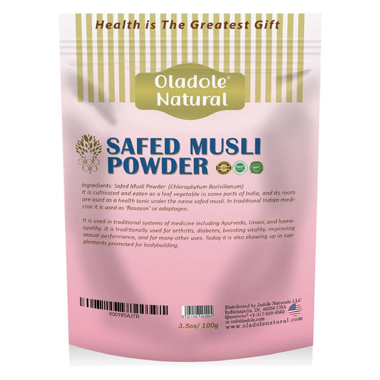 Oladole Natural Safed Musli Powder 100grams