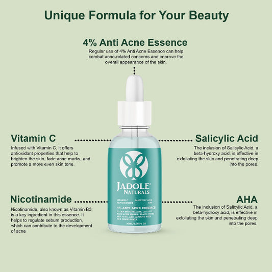 Anti Acne Essence Serum with Vitamin C, Salicylic Acid 30ml