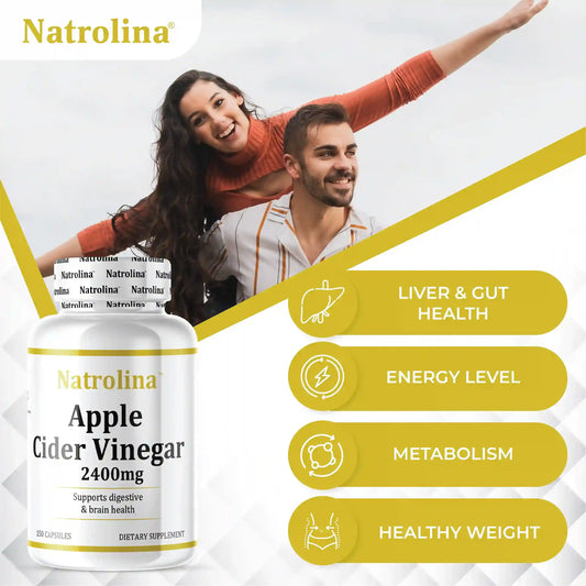 Natrolina Apple Cider Vinegar 2400mg, 150 Capsules