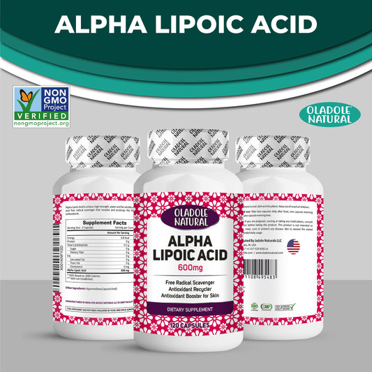 Alpha Lipoic acid 600mg 120 capsules