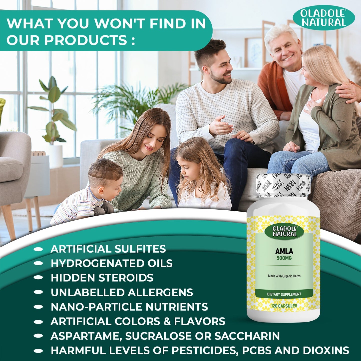 Amla 500mg 120 Capsules