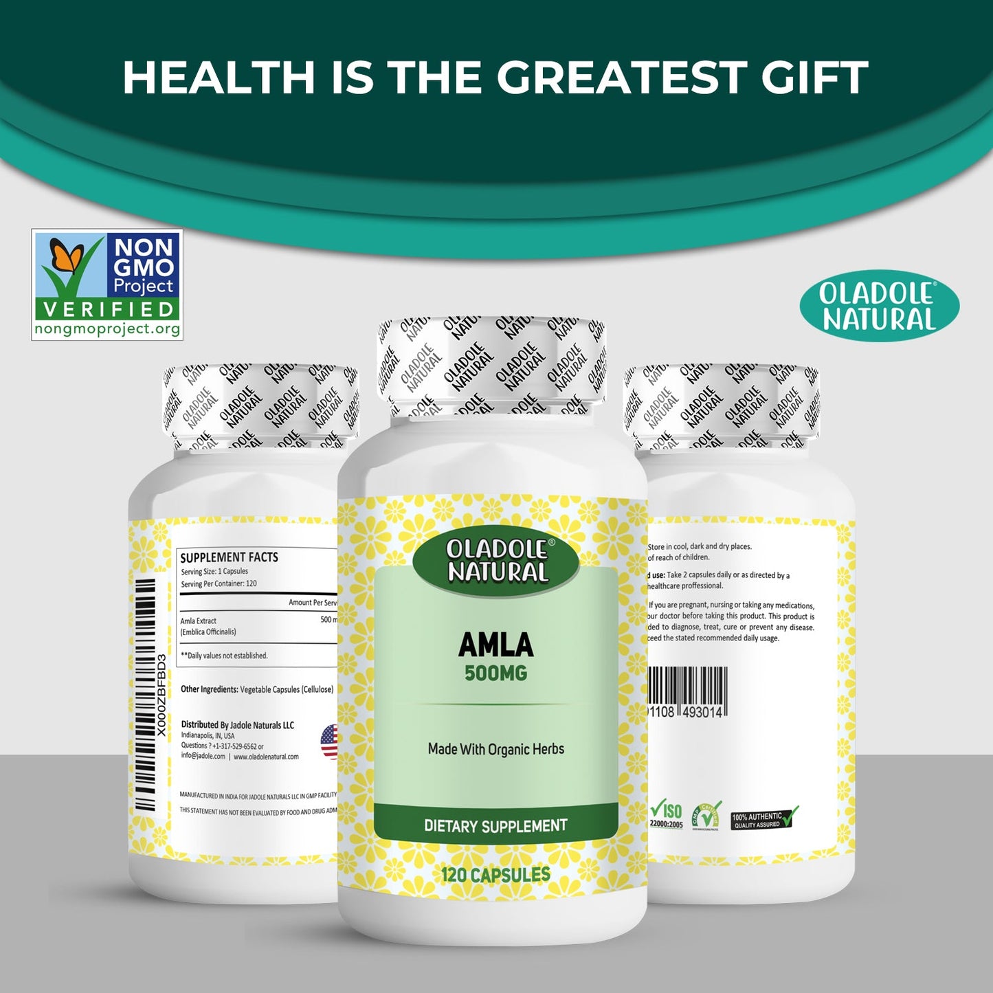 Amla 500mg 120 Capsules