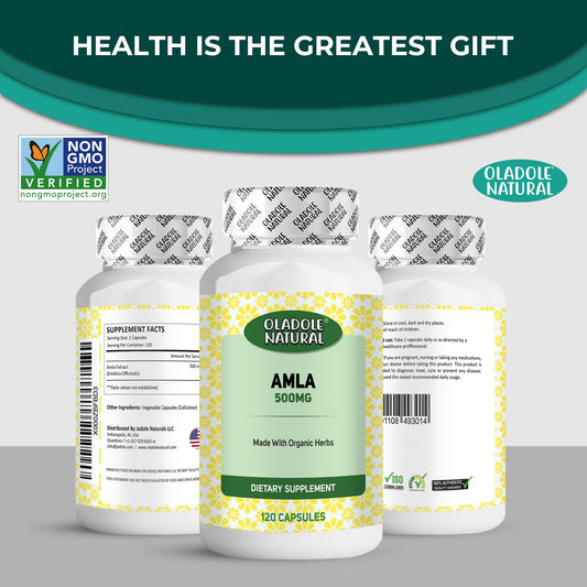 Amla 500mg 120 Capsules