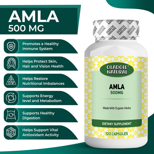 Amla 500mg 120 Capsules