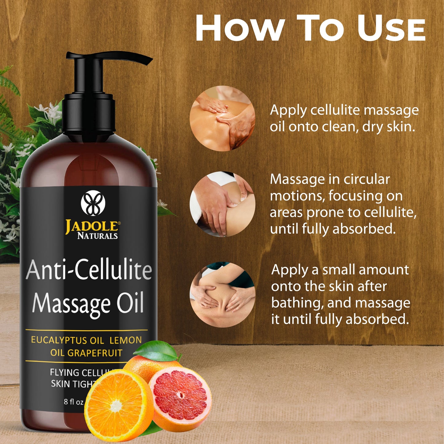 Anti Cellulite Treatment Massage Oil 240ml