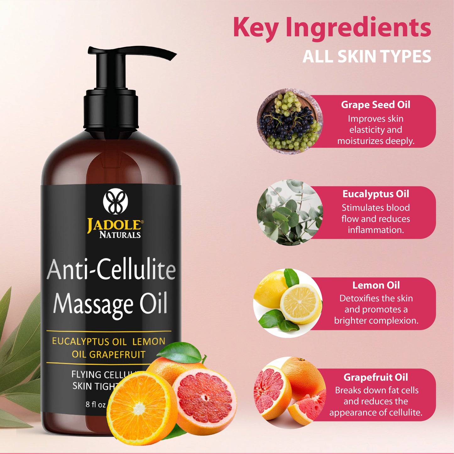 Anti Cellulite Treatment Massage Oil 240ml