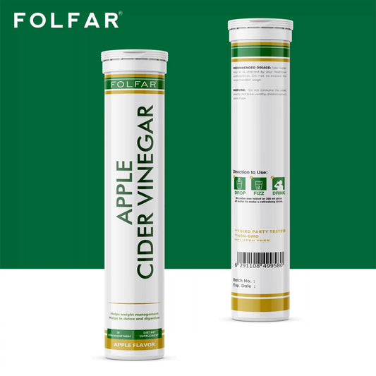 Folfar Apple Cider Vinegar Effervescent Tablets