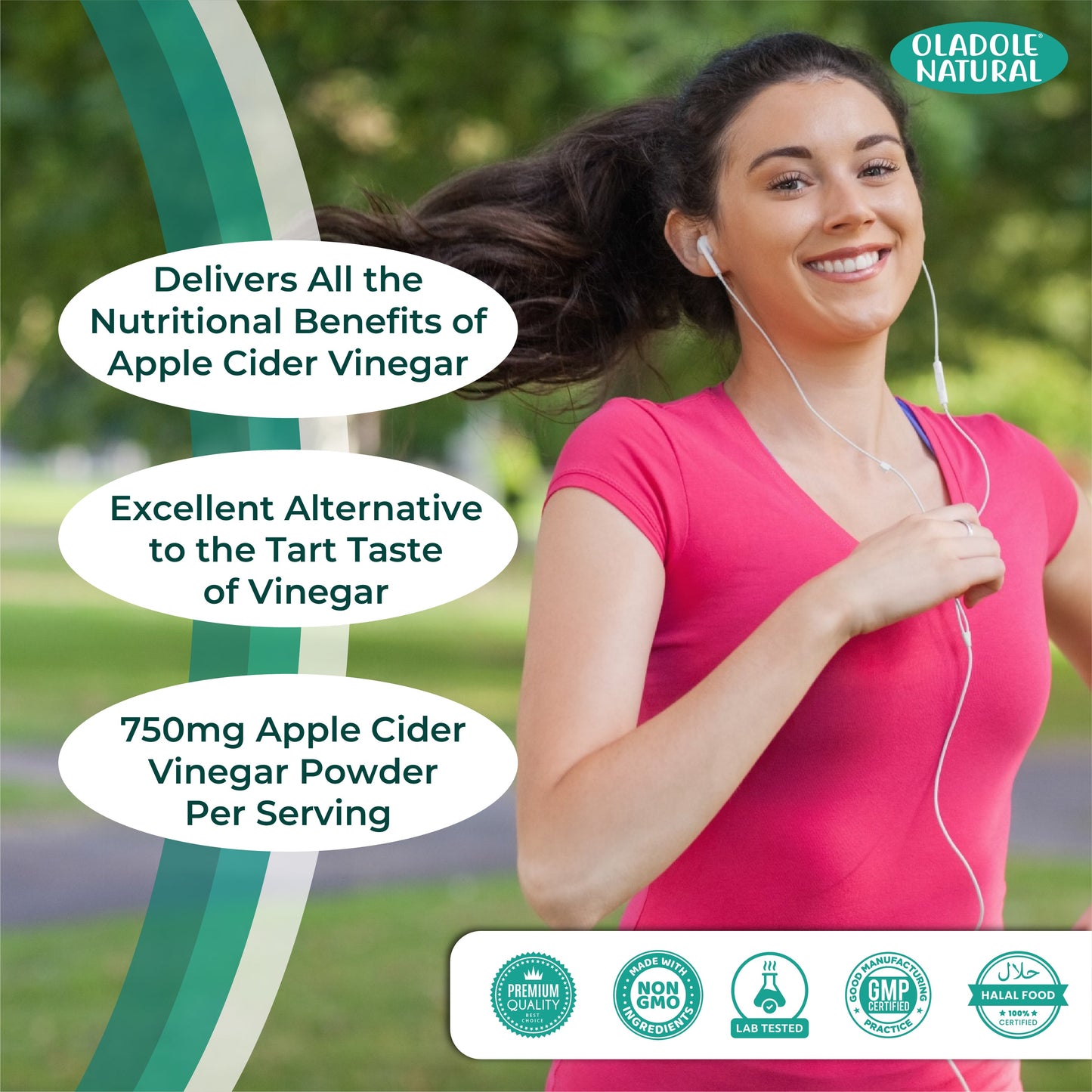 Apple Cider Vinegar 750 mg 120 Tablets
