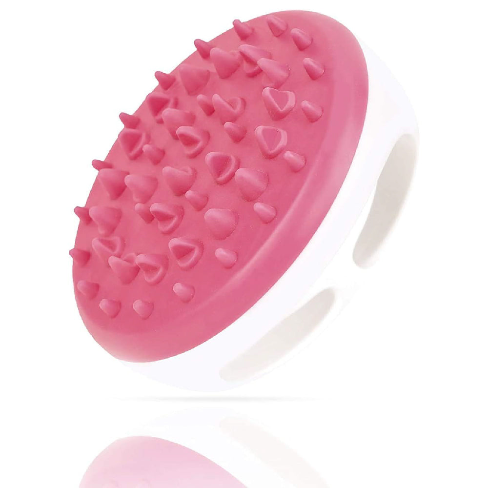 Jadole Naturals Anti Cellulite Bath Brush for Smooth Skin with massage oil