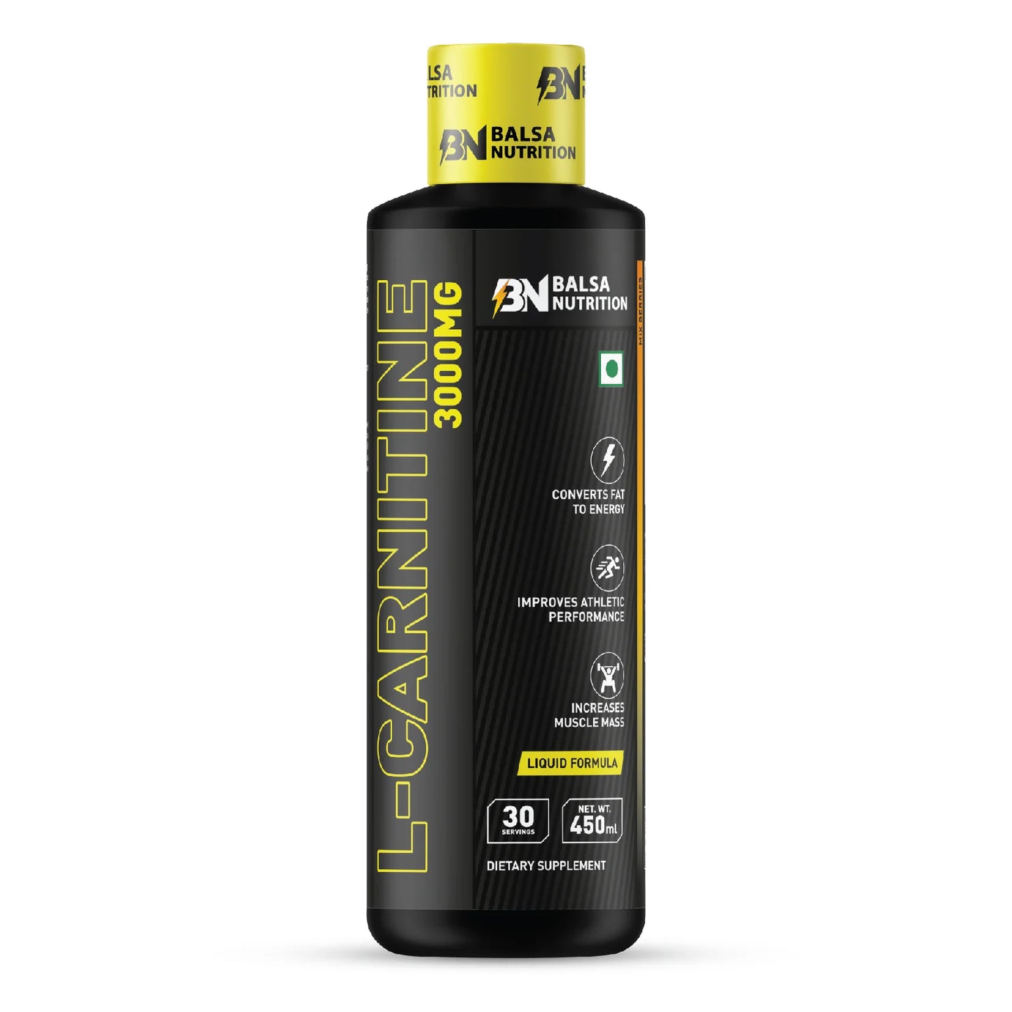 Balsa Nutrition L-Carnitine 3000mg, Mixed Berries, 450ml