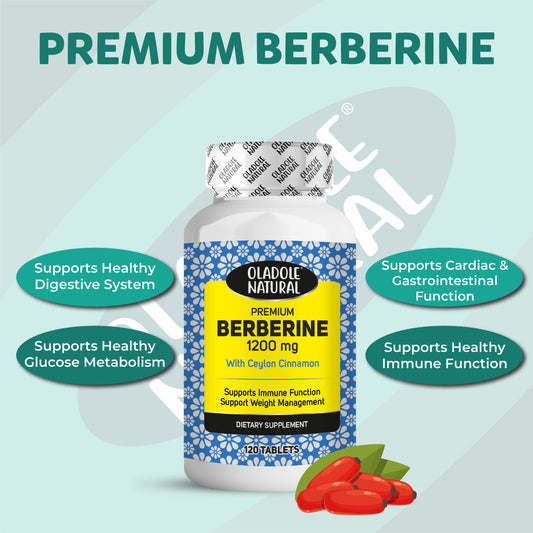 Berberine with Ceylon Cinnamon 1200mg – 120 Tablets