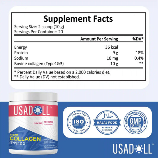 Usadoll Super Collagen Peptide Powder Type 1 & 3