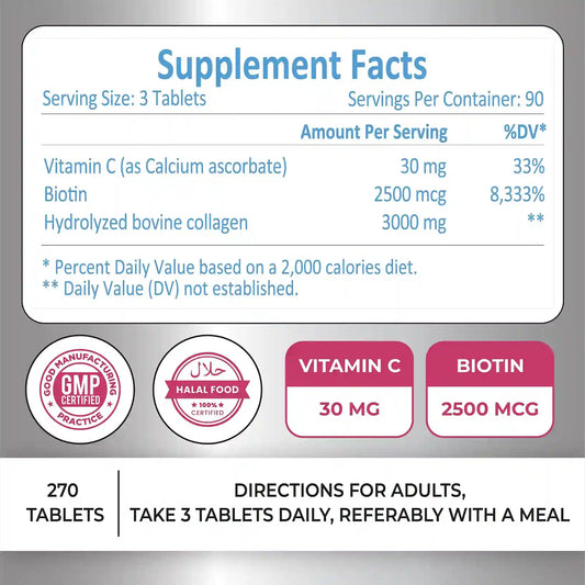 Lilfull Collagen Peptides - 270 Tablets