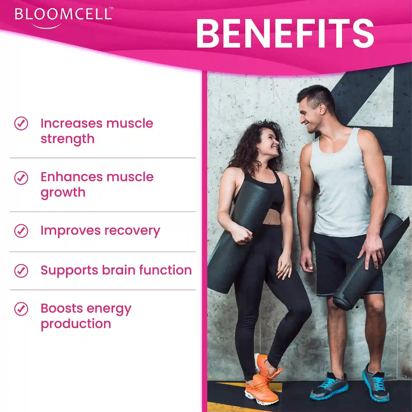 Bloomcell Micronized Creatine Monohydrate Unflavored Powder - 300g
