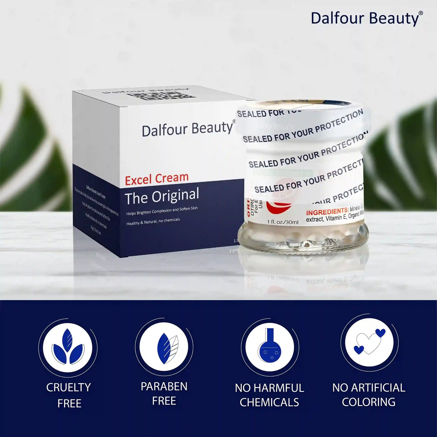 Dalfour Beauty Whitening Cream- 50g for UAE Luxury