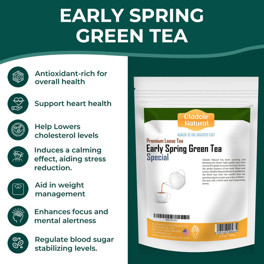 Oladole Natural Early Spring Green Tea, 100g