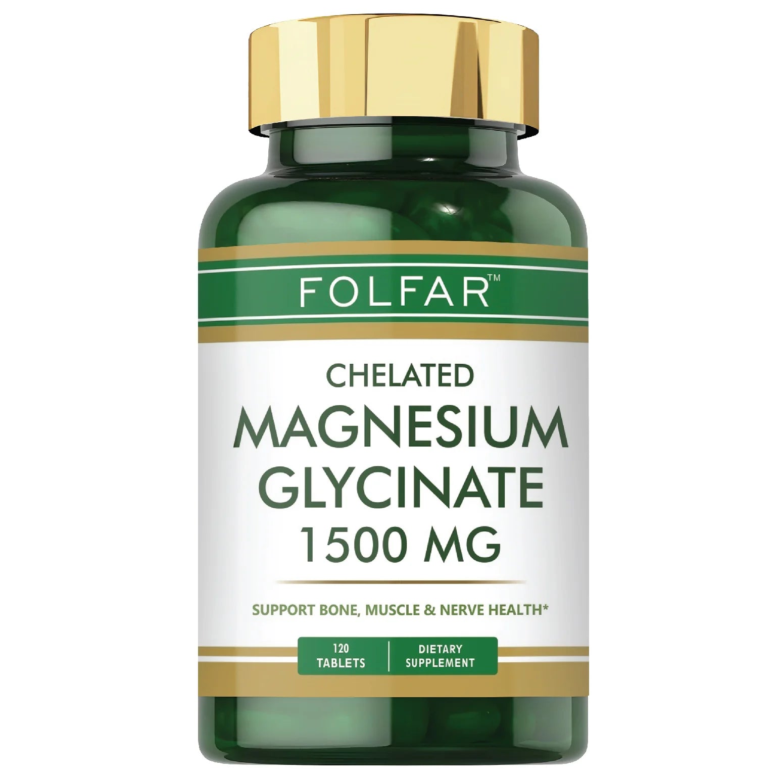فولفار جليسينات المغنيسيوم 1500 ملغ، 120 قرصًا 