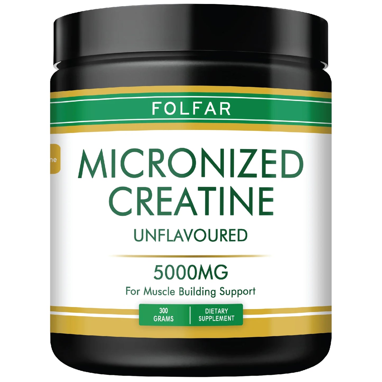 Folfar Creatine Monohydrate Powder- 300g (Unflavored)