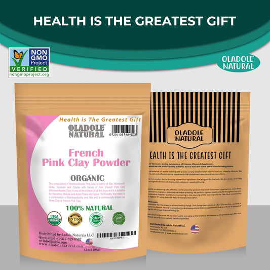 French Pink Clay powder, 100g