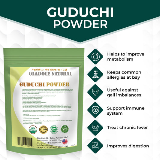Oladole Natural Guduchi Powder 100g