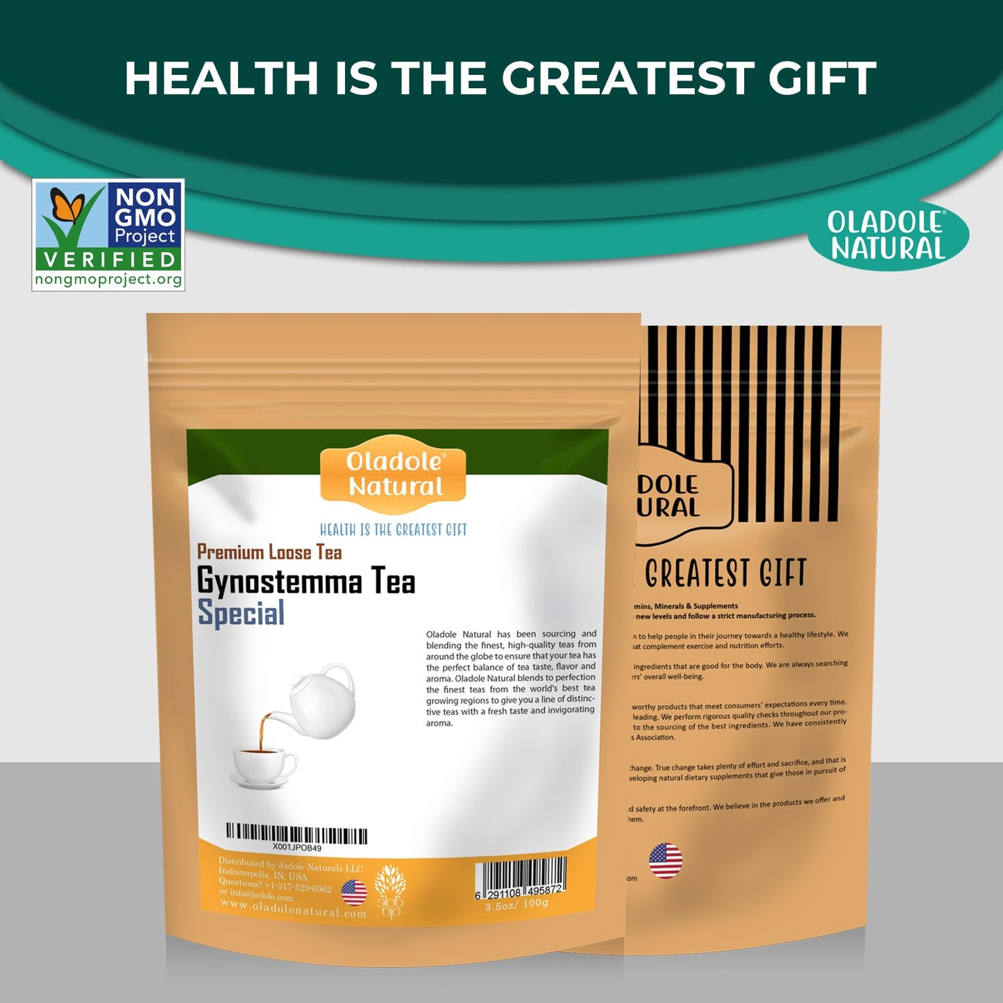 Oladole Natural Gynostemma Tea, 100g