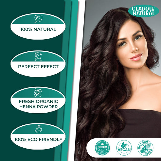 Oladole Natural Neutral Henna Powder Organic Cassia obovate 100g