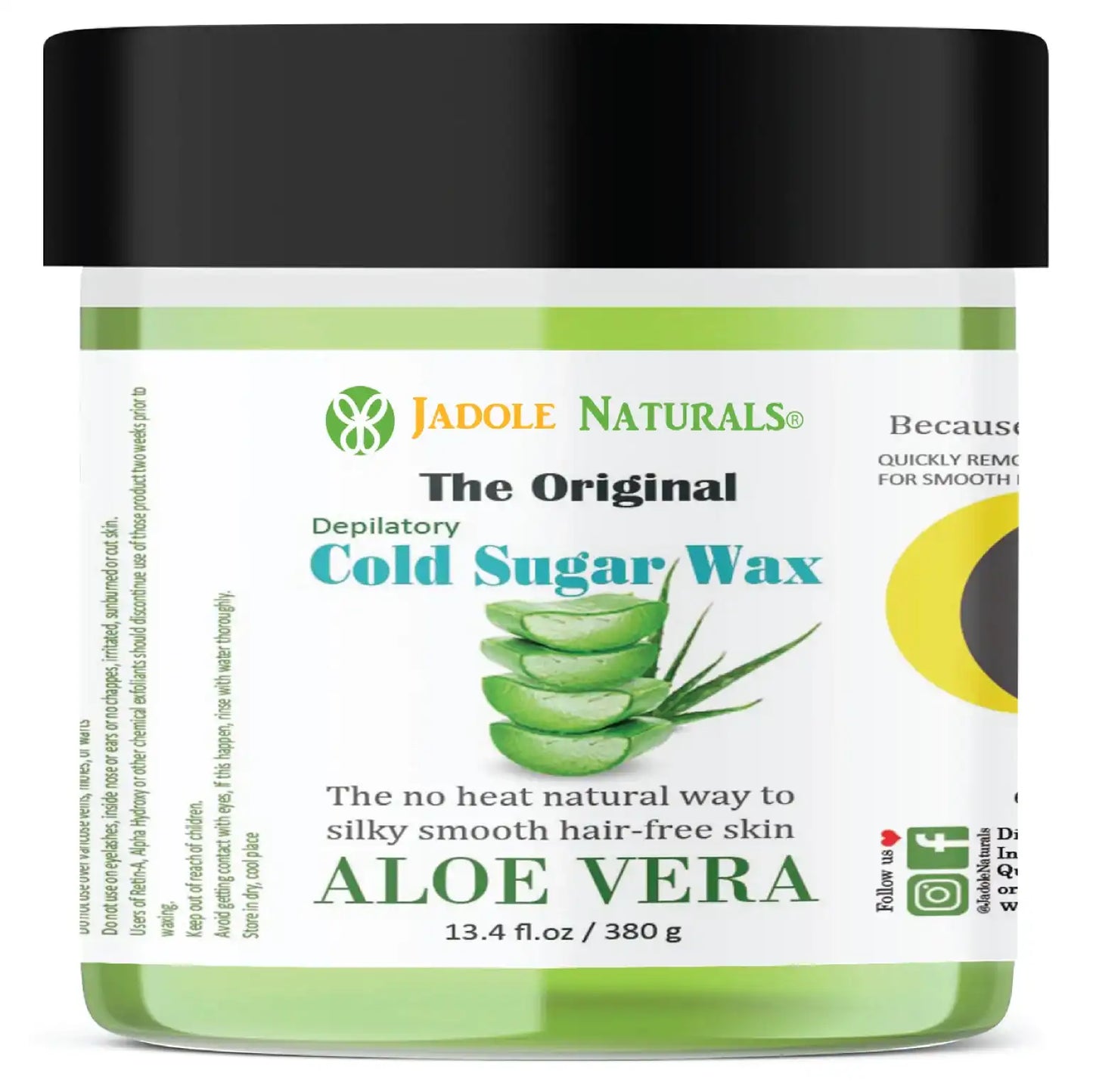 Cold Sugar Wax Hair Removal Aloe Vera 250g