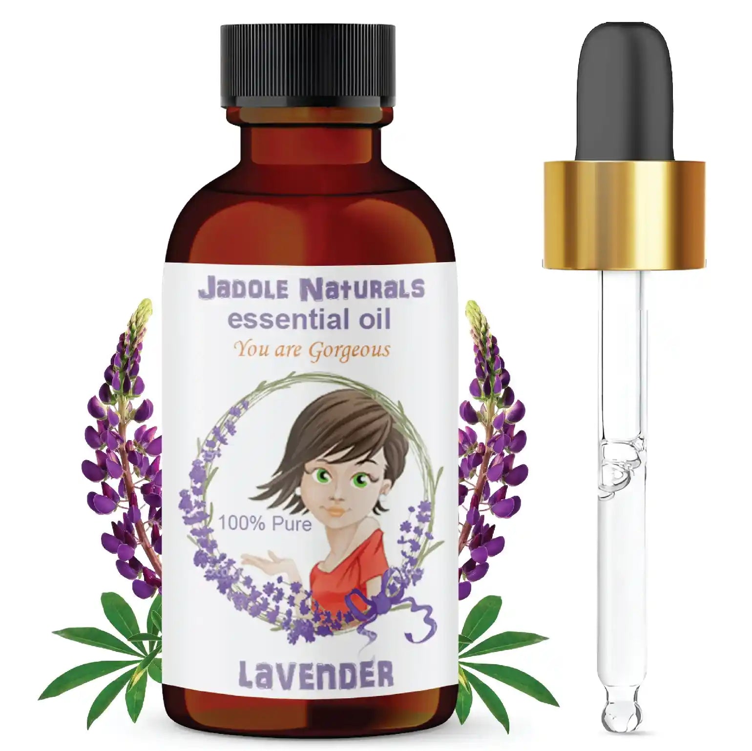 زيت اللافندر العطري من جادول ناتشورالز، نقي ١٠٠٪، ٣٠ مل