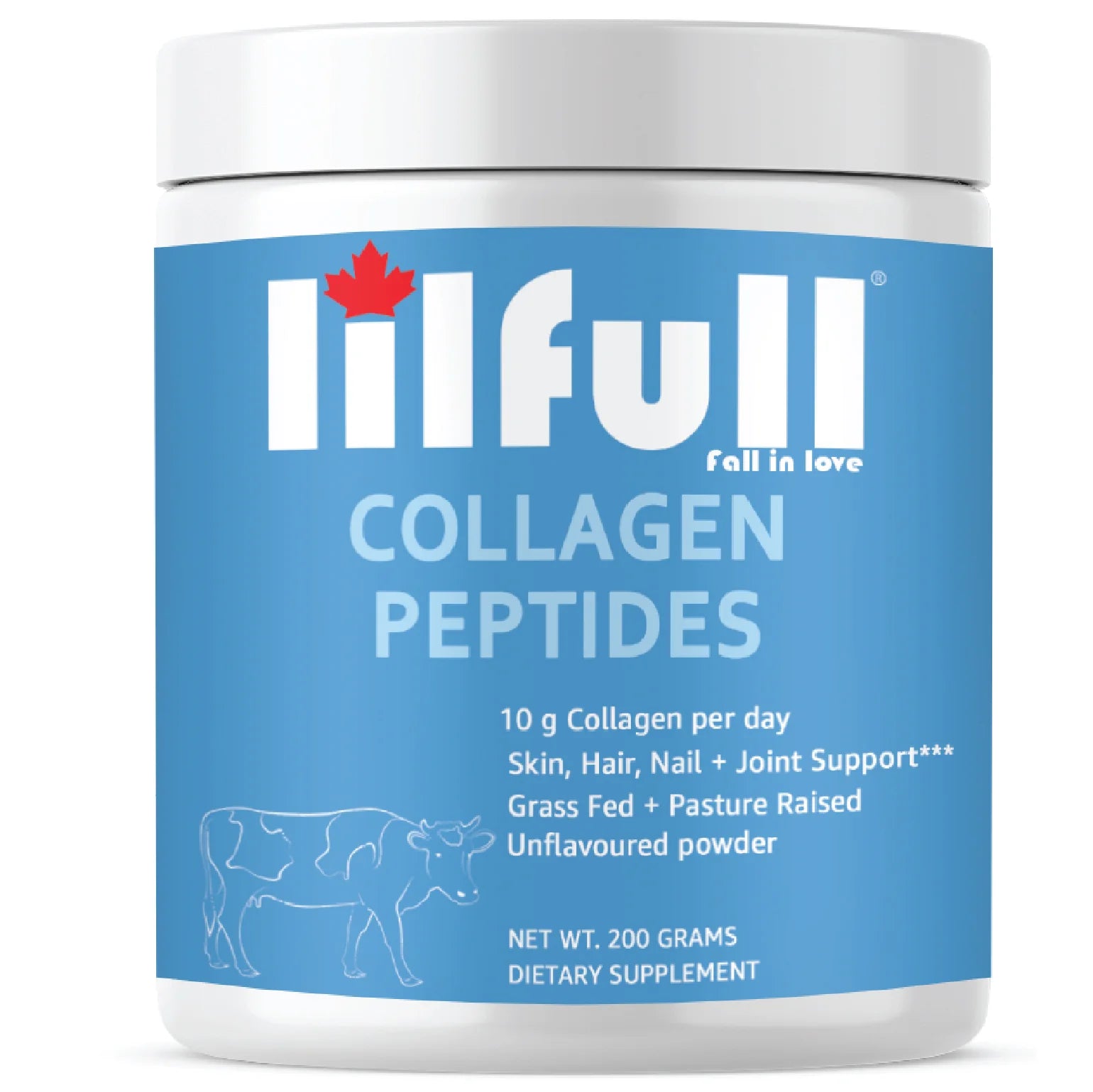 مكمل غذائي من مسحوق ببتيدات الكولاجين ليلفول 200 غرام