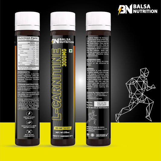 Balsa Nutrition L-Carnitine 3000mg- 20 Shots