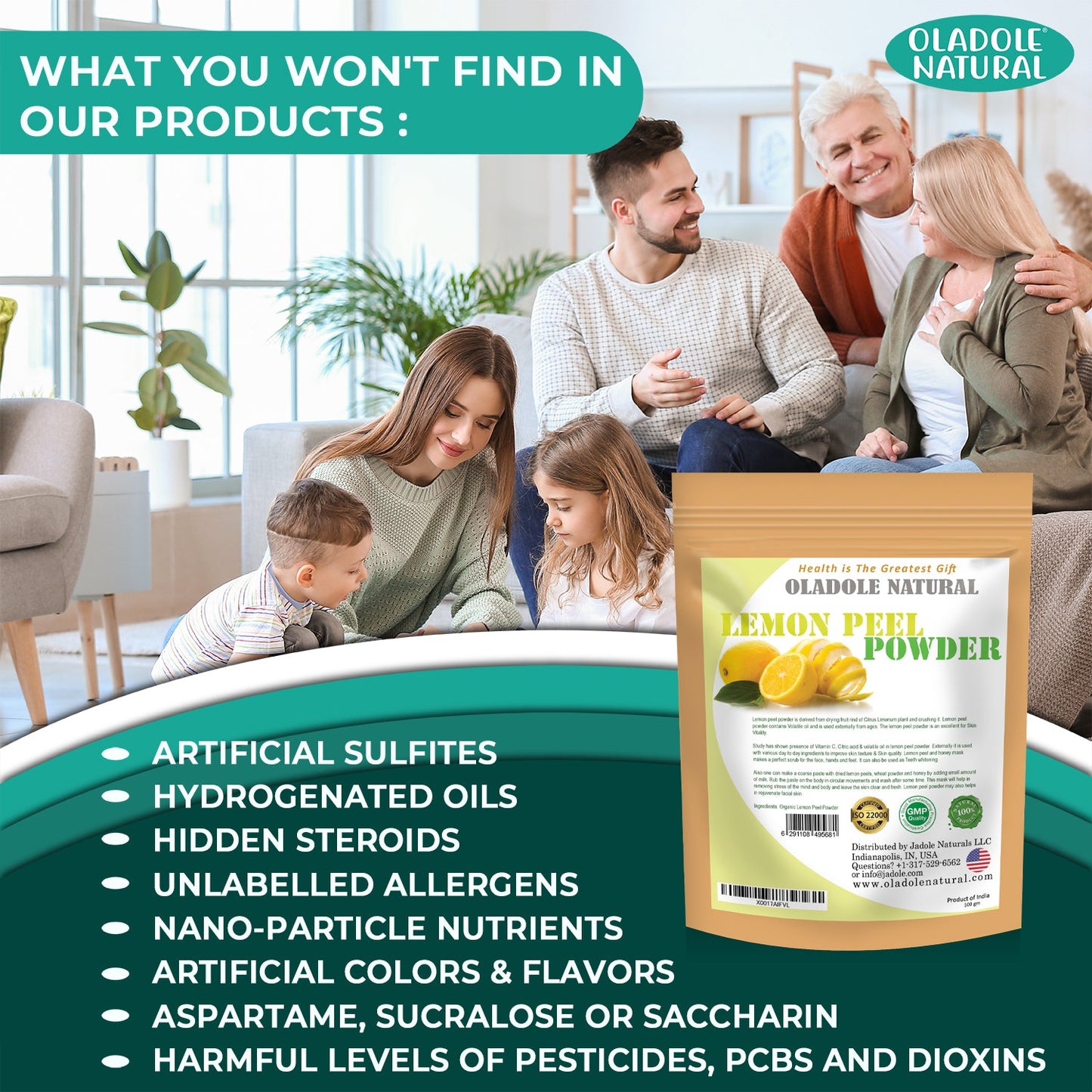 Lemon Peel Powder 100g