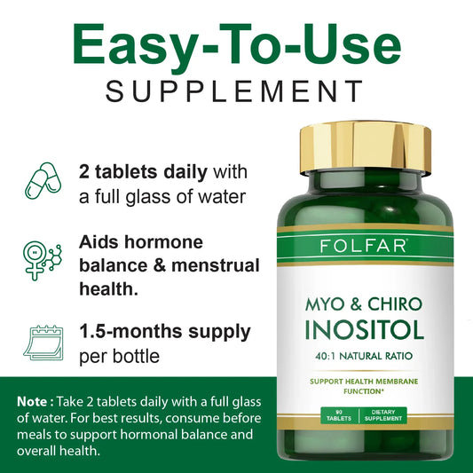 Folfar Myo & D-Chiro -Inositol (40:1 Ratio)
