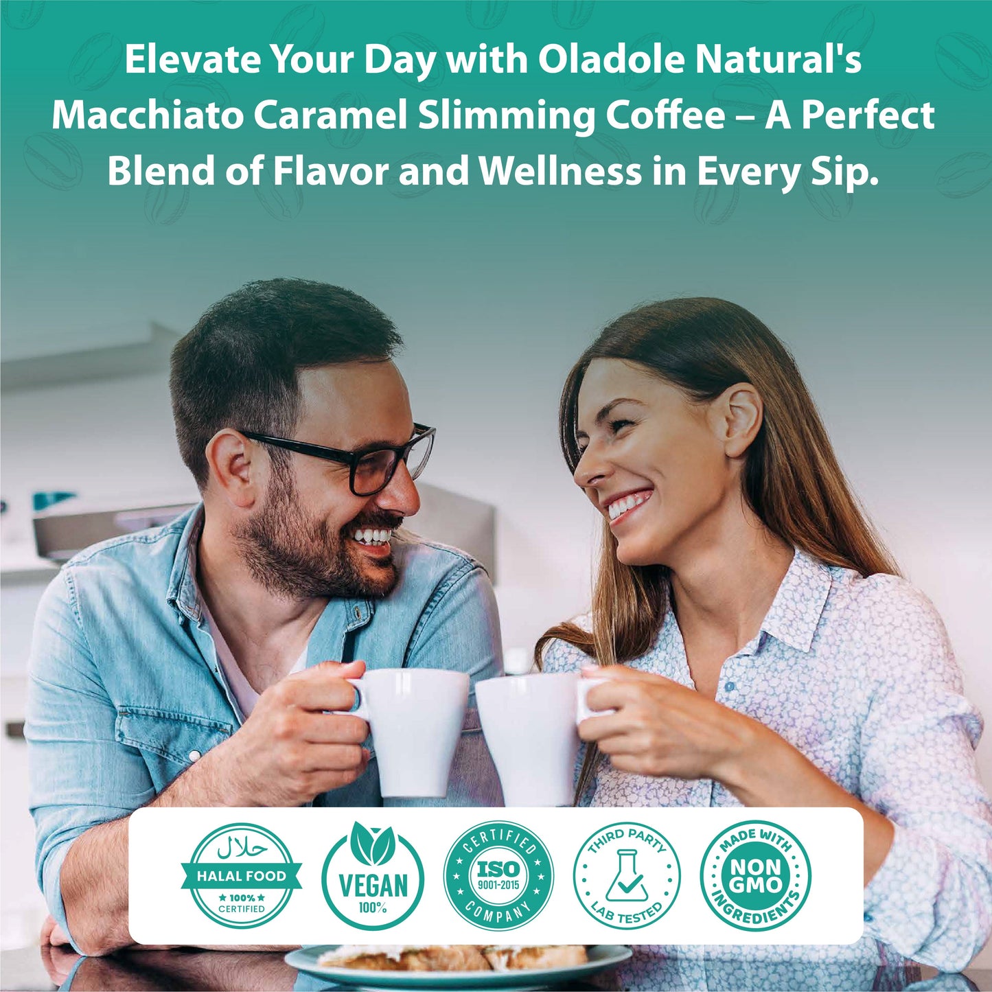 Oladole Natural Macchiato Caramel Slimming Coffee 15g x 10 Packets
