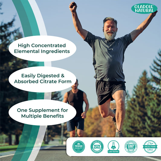 Highly Absorbable Magnesium Citrate 420Mg 120 Tablets
