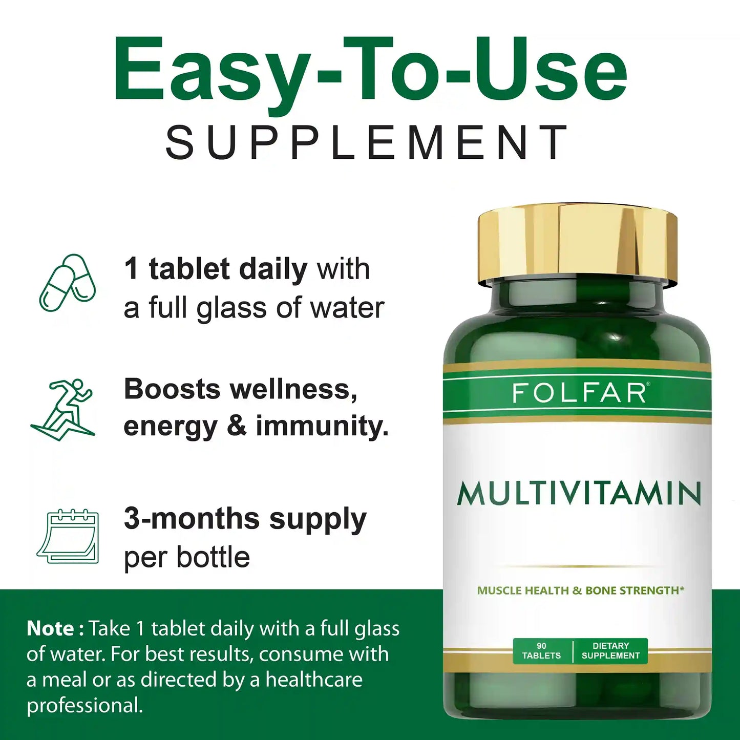 Folfar Multivitamin 90 Tablets