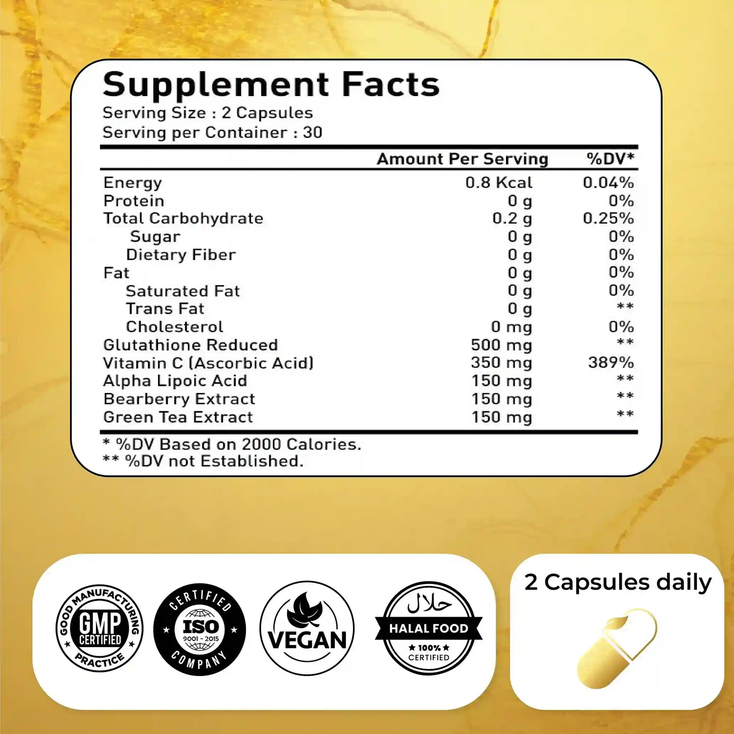 Natrolina Advanced Glutathione Complex - 60 Capsules