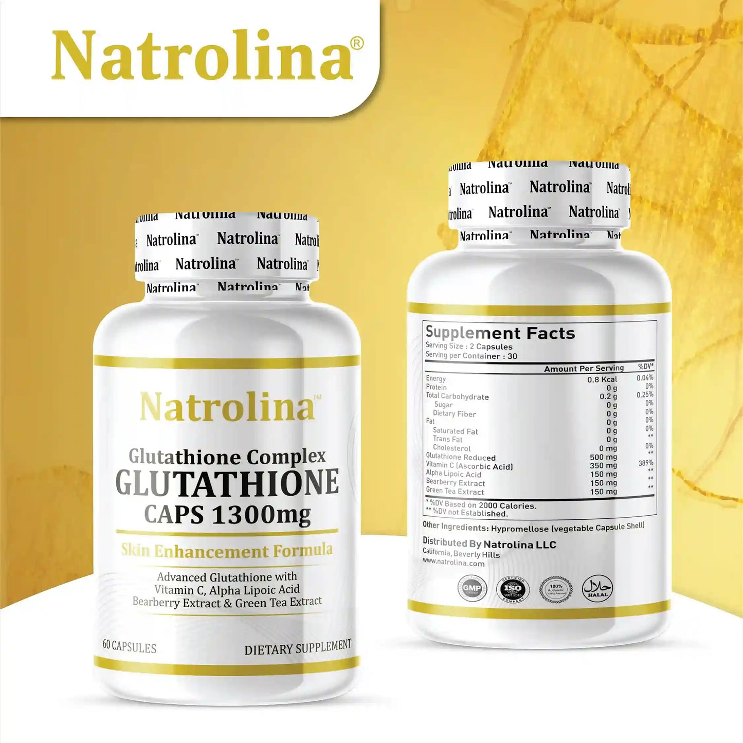 Natrolina Advanced Glutathione Complex - 60 Capsules