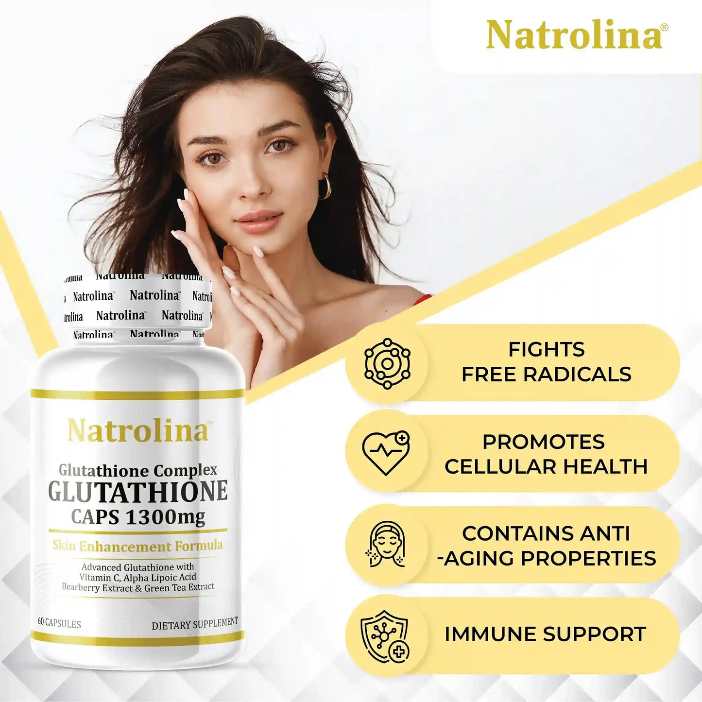 Natrolina Advanced Glutathione Complex - 60 Capsules
