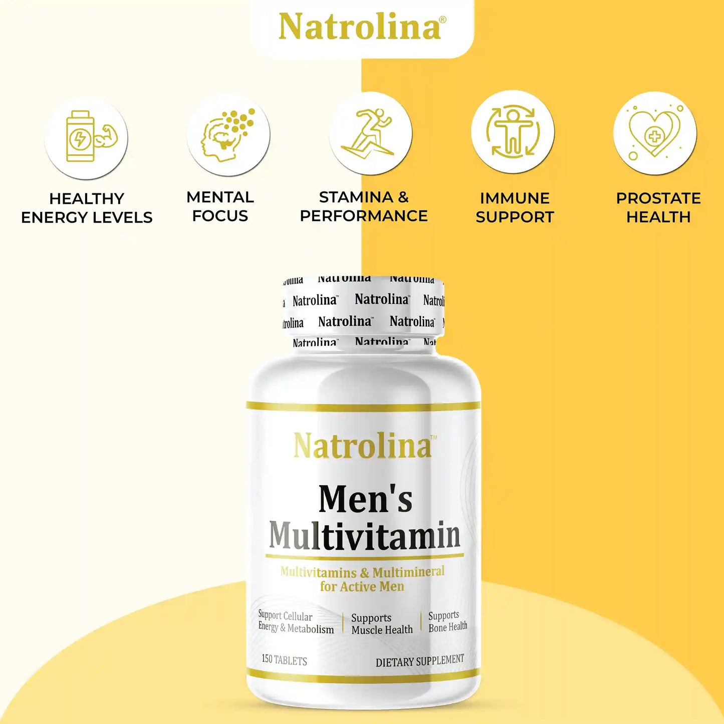 Natrolina Men's Multivitamin 150 Tablets