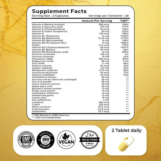 Natrolina Multivitamin for Women 120 Capsules