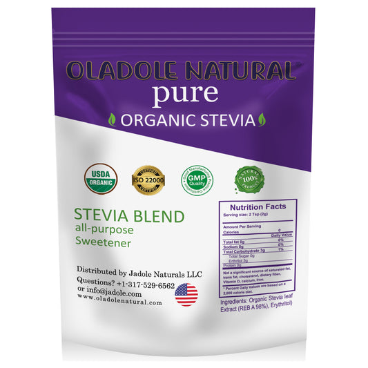 Oladole Natural Organic Stevia Sweetener Blend 200g