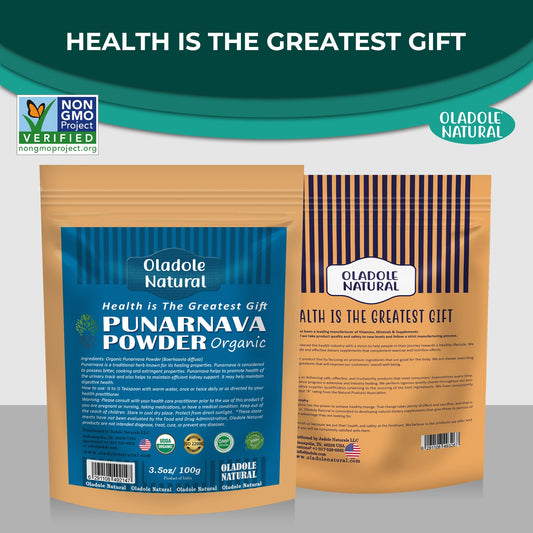 Oladole Natural Botanicals Punarnava Powder 100g