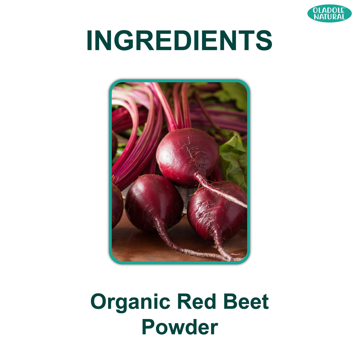 Oladole Natural Organic Red Beet Root Powder 100g