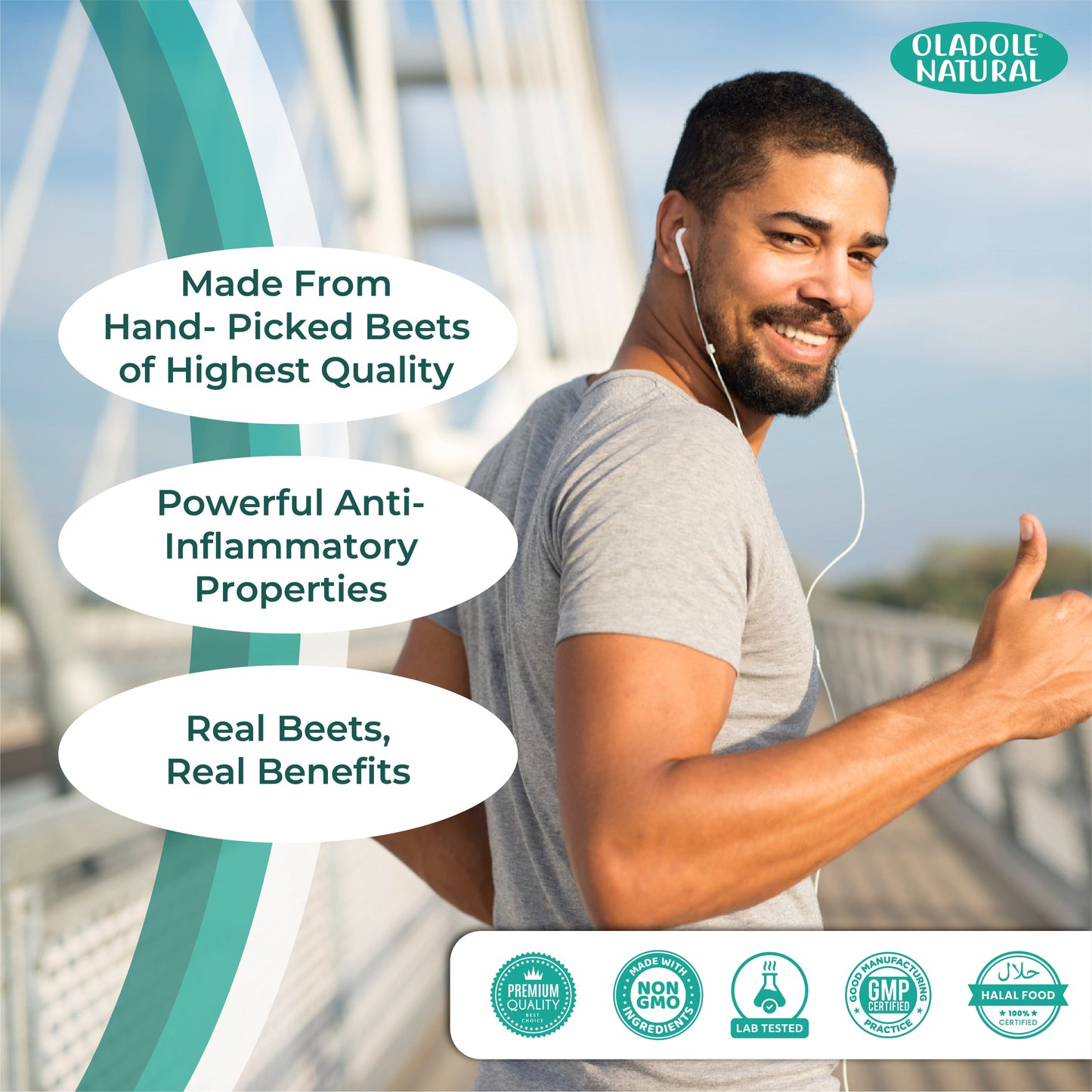 Oladole Natural Organic Red Beet Root Powder 100g