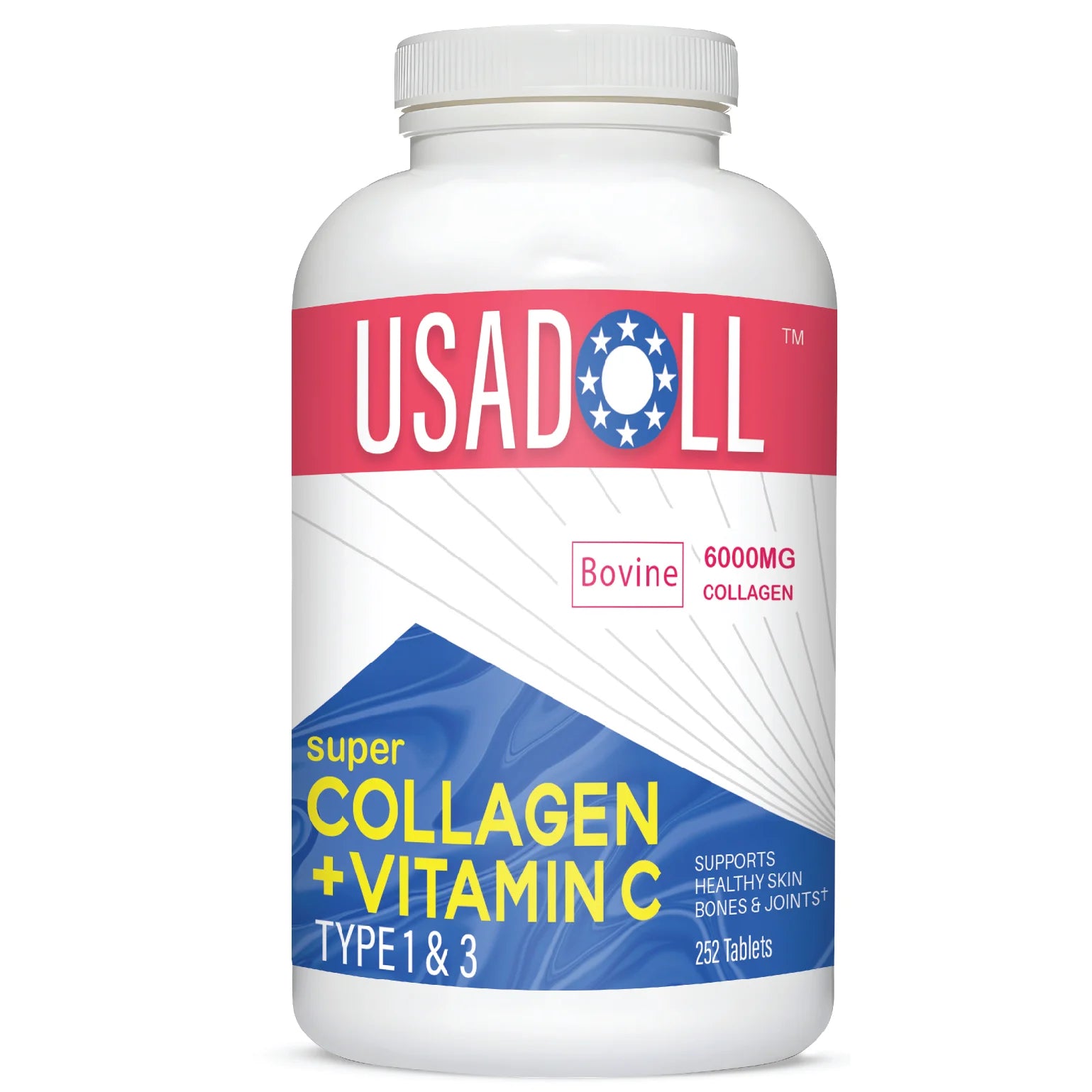 أوسادول سوبر كولاجين + فيتامين سي - ٢٥٢ قرصًا