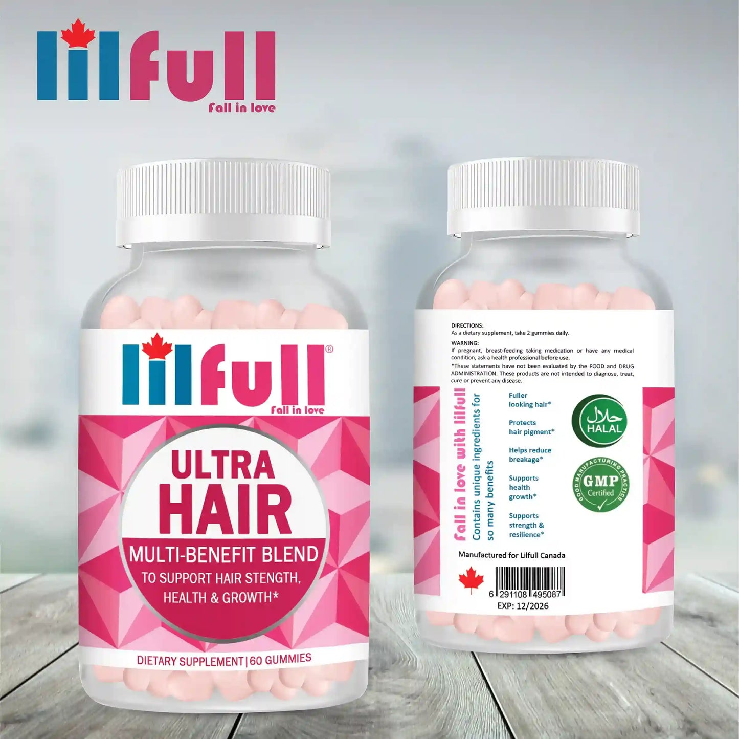 Lilfull Ultra Hair Vitamins with Biotin