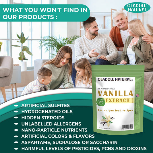 Oladole Natural Vanilla Extract Powder 50g