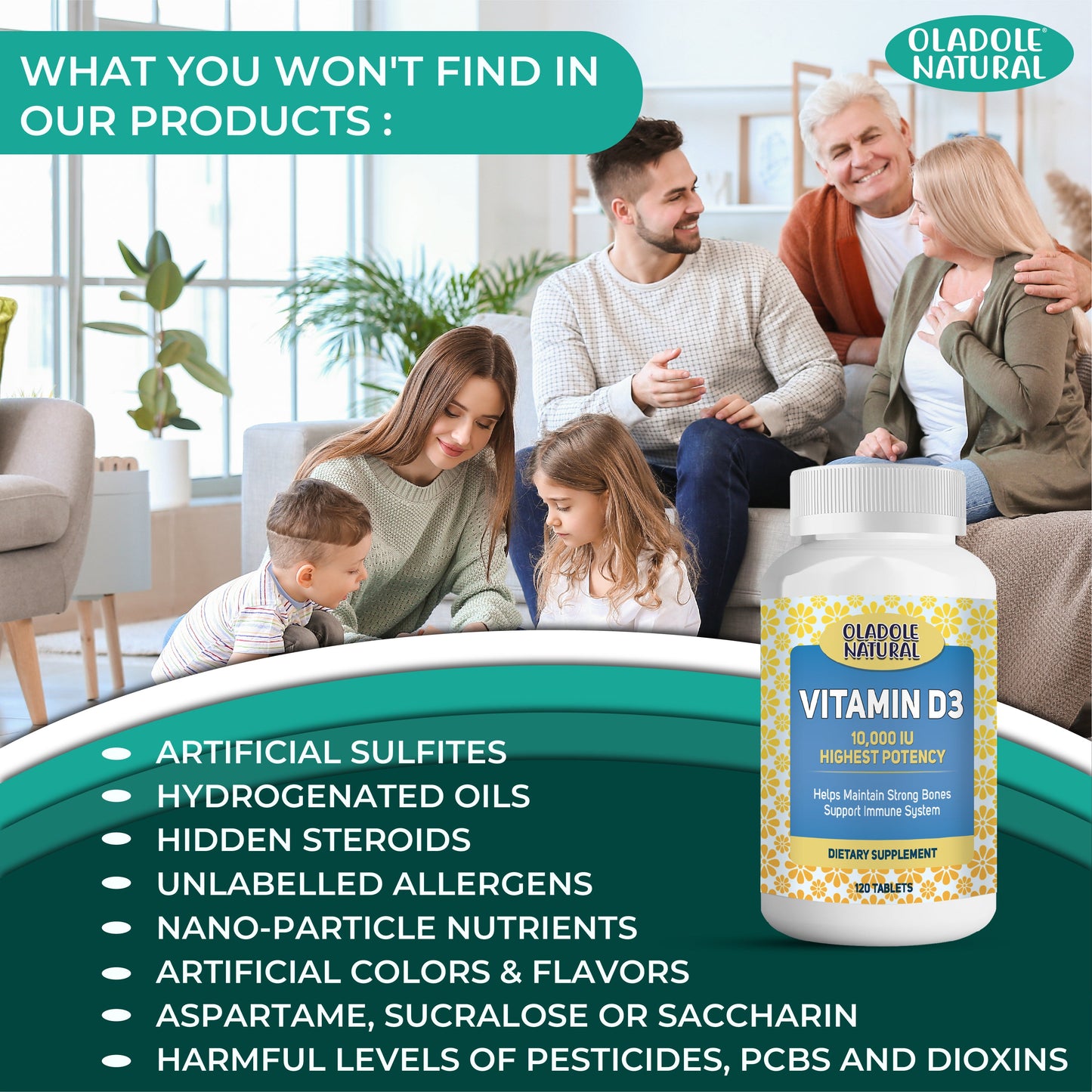 Vitamin D3 1000 iu 120 Softgels