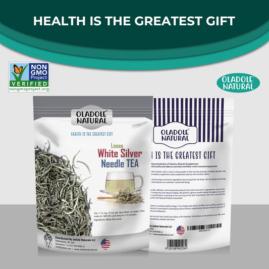 Oladole Natural Loose White Silver Needle Tea 100g